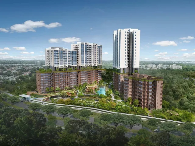 Exterior image of Lentor Hills Residences