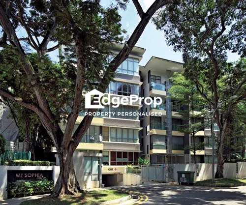 Exterior image of Mount Sophia Suites