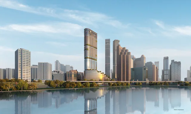 Exterior image of Newport Residences