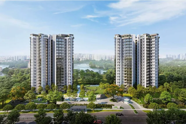 Exterior image of The LakeGarden Residences