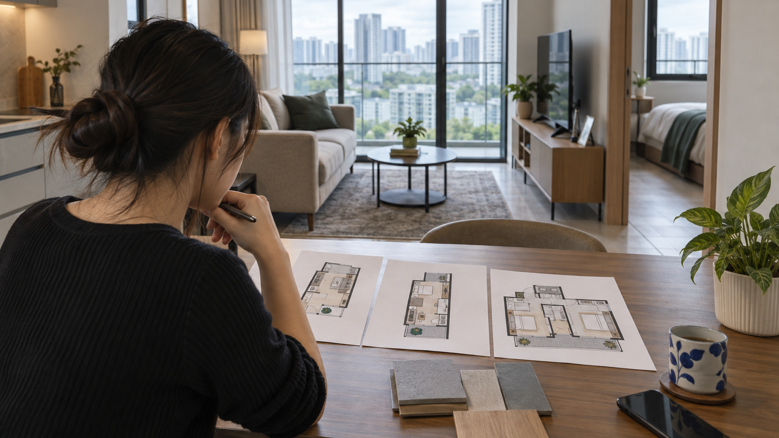 Illustrative Singapore general scene for S$1.4 Million Does Not Buy the Same Compact Condo Everywhere